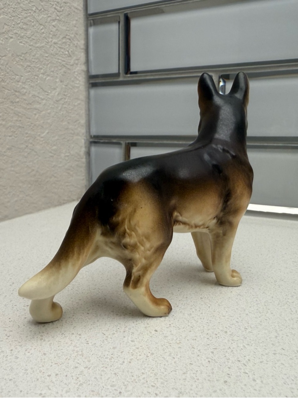 Vintage German Shepherd Ceramic Porcelain Dog Figurine 1950s 1960s - Picture 5 of 12